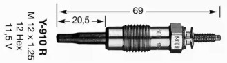 Свеча накаливания NGK 4751